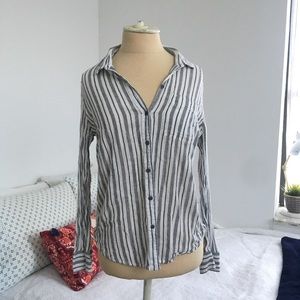 Lucky Brand Striped Button Up - ALL MUST GO SALE!